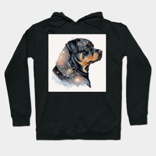 Jeweled Rottweiler Princess Hoodie